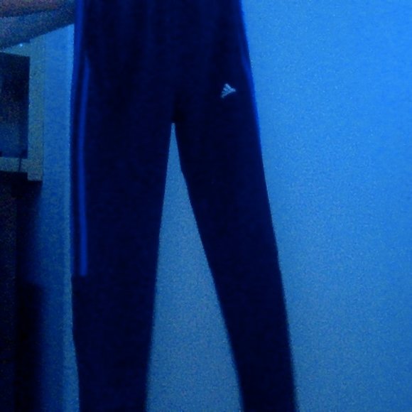 navy blue adidas boys pants - Picture 1 of 4